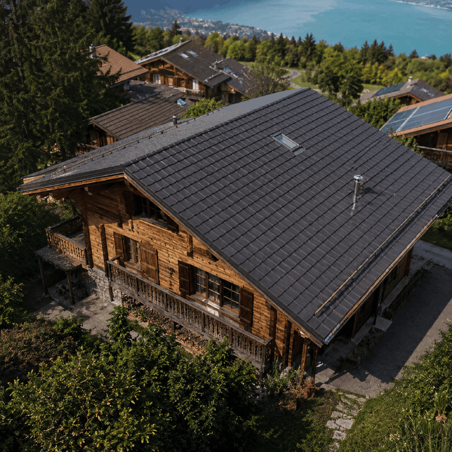 Toiture de chalet à Annecy en Haute-Savoie